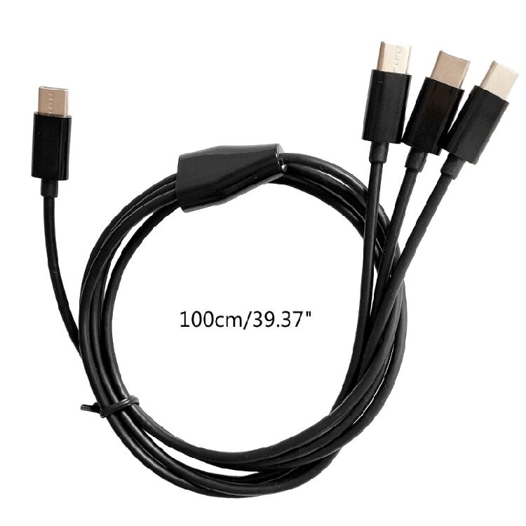 USB C Многофункциональный кабель для зарядки USB C Мульти-кабель 3 в 1 Зарядный шнур Адаптер