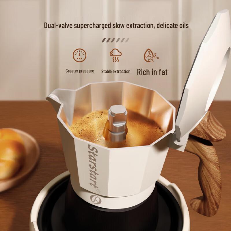 Подарочный набор STAR-START Moka Pot из 10 предметов с ручной кофемолкой