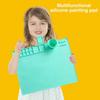 Non-Slip Silicone Children Art Mat Washable Graffiti Painting Mat  for Artists