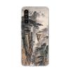 Чехол для телефона в китайском стиле, арт, тушь, для Samsung Galaxy A17 A16 A14 A15 A13 A57 A56 A54 A55 A53 A37 A36 A34 A35 A33 A26 A24