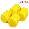 12-24PCS 4Inch Car Ultra Soft Foam Detailing Wax Applicator Pad Round Foam Sponge Cleaning Tool With Free Wash Microfiber Towel