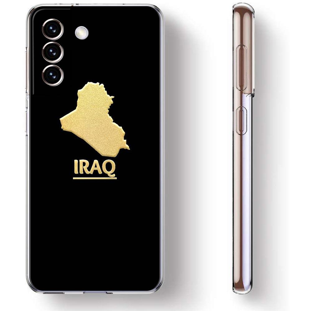 Saddam Hussein Iraq Flag Clear Silicone Phone Case For Samsung Galaxy S23 S22 5G S20 Ultra S21 FE 5G S10E S9 S8 S10 Plus Cover