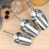 Rust-proof Food Scoop Stainless Steel Ice Scoop, Multipurpose Metal for Machine, Small Scooper Kitchen Grain Bucket, Gadgets Cookie Flour Pet