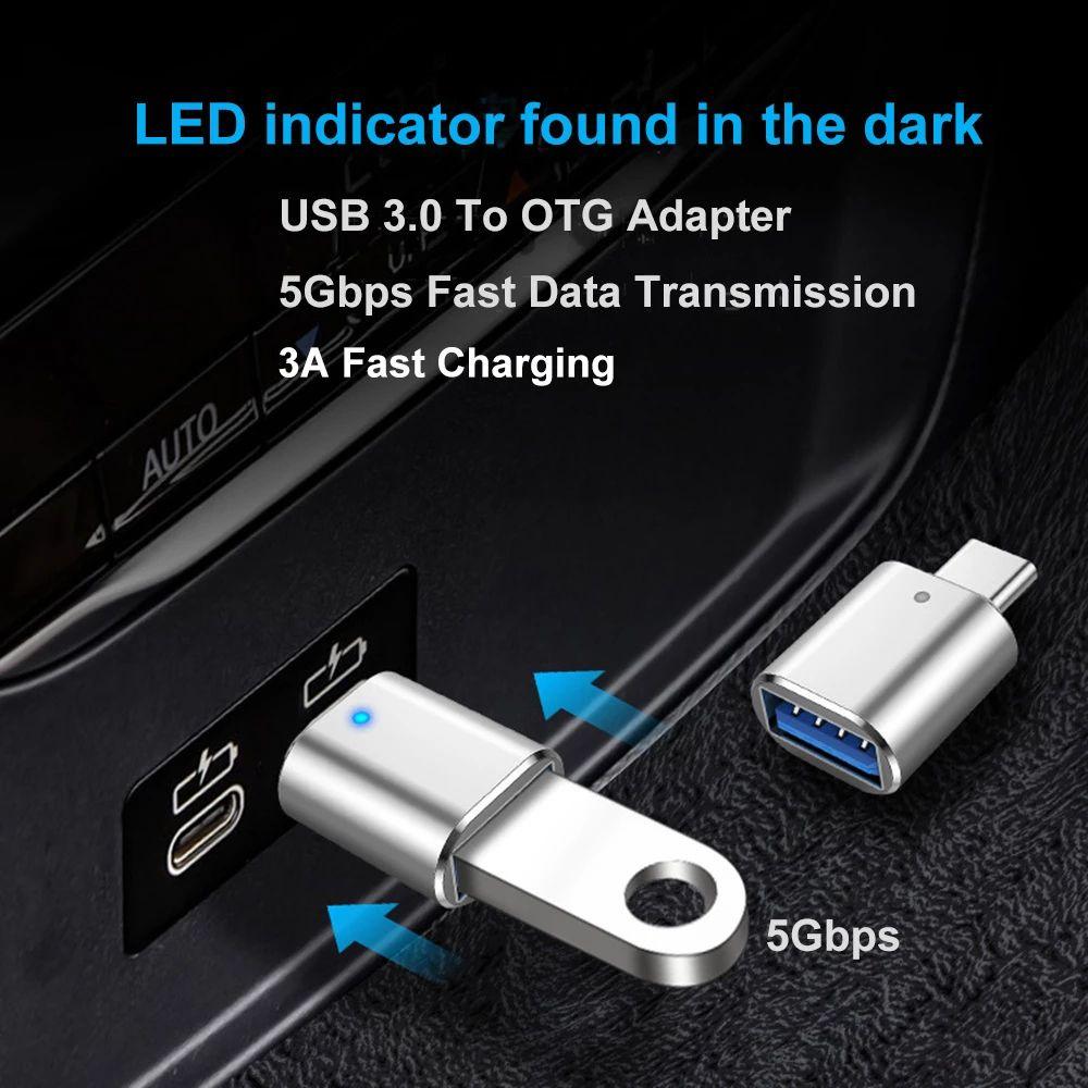 Adapter Type C Male to USB 3.0 2.0 Female U Disk Reader USB C Adapter USB Converter OTG Cable