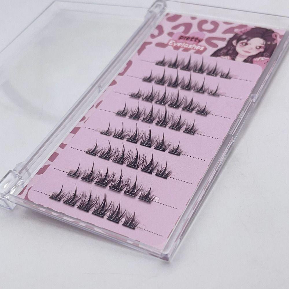 Self Adhesive Press On Lashes No Glue Needed Self Adhesive Lash Clusters  for Beginners