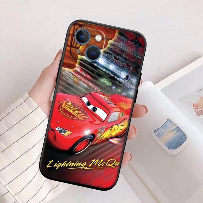 Cars Lightning McQueen New High-End Shell Phone Case for iPhone 16 15 14 13 12 Pro Max Plus Mini