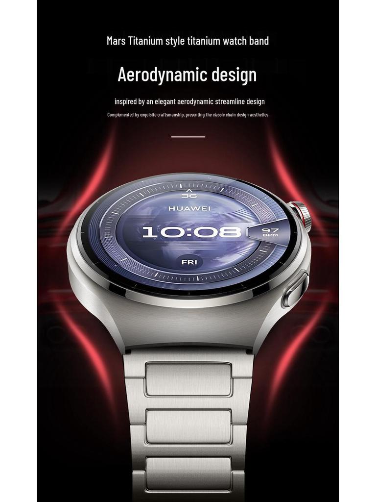 Металлический ремешок H-Link из титана для смарт-часов Huawei Watch 5 Slim GT5/4 Pro