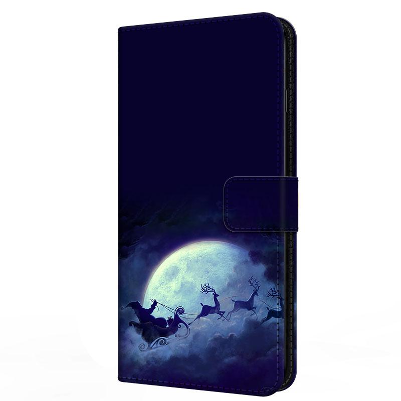 Чехол для Xiaomi Poco F7 F 7 с подставкой-книжка из кожи Merry Christmas Магнитный кошелек-защита Redmi Turbo 4 Pro