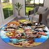 One Piece Round Area Rug Carpet Rug For Living Room Bedroom Sofa Playroom Decor Nonslip Floor Mat