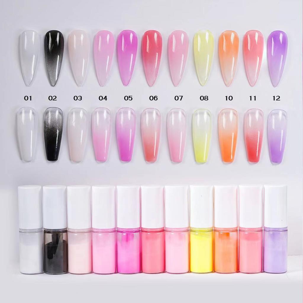 Pastel Neon Gradient Powder Nail Art 10g Ombre Spray Bottle For Nails Hair Party Makeup Face Body Glitter Shiny Powder Costemic