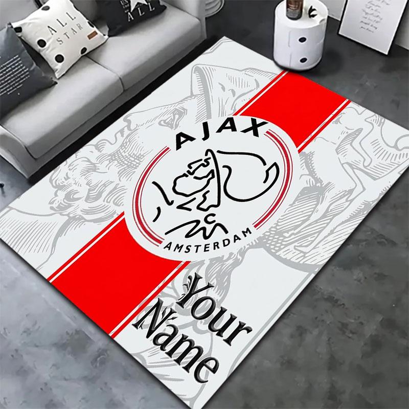 AFC Ajax Custom Name Carpet Rug for Living Room Bedroom Home Sofa Decoration,Kids play Non-slip Floor Mat