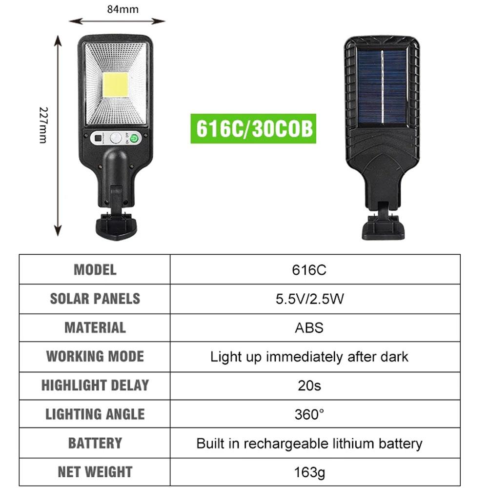 Солнечный уличный светодиодный настенный светильник для двора, 3 режима освещения, дистанционное управление, индукция человеческого тела, садовая терраса, гаражные ворота, уличный фонарь