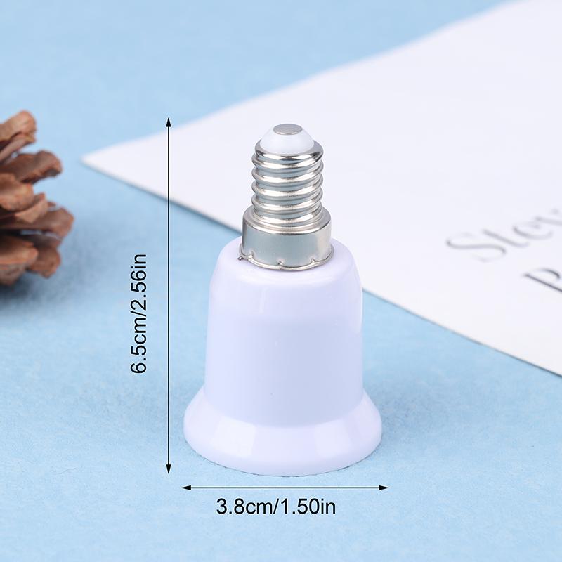 2 шт. E14 в E27 E14-D27 адаптер переходная розетка огнестойкий пластиковый адаптер переходник для лампы адаптер патрона лампы