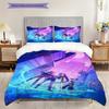 Dynamic Warriors Action Three-piece set (1 * duvet cover + 2 * pillowcase, without core) 2D Flat Duvet cover and pillowcase Soft and comfortable