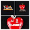 Jewelry Accessories Teacher's Day Gift DIY Decoration Collar Pin Enamel Brooch Apple Brooch Badge