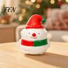 Stress Balls for Adults Christmas Snowman Squeeze Toy, Relief Cute Fidget Birthday Gifts Kids Figurine, Stocking Stuffer Party Favor, Gift Boys Girls