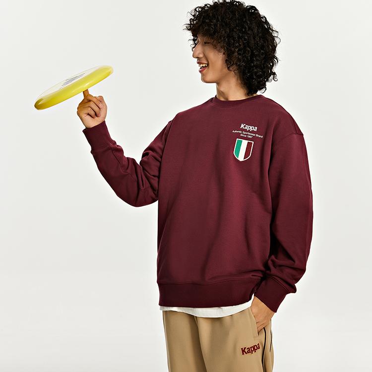 Kappa Sweatshirts Men's Crew Neck Moderate K0D72WT01