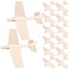 Do It Yourself Blank Airplane Toys Wood Model Kids Birthday Gift Assembly Project