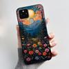 Phone Case For Google Pixel 5 Soft Silicone Black Case Elegant Style Beautiful Pattern Snow Mountain, Hidden Garden Casing