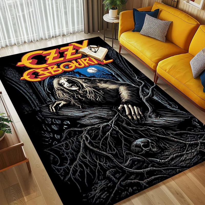 Ozzy Osbourne Living Room Nonslip Area Rug Soft Carpet For Bedroom Game Playroom Sofa Office Home Decor Doormat Christmas Gift C9302990