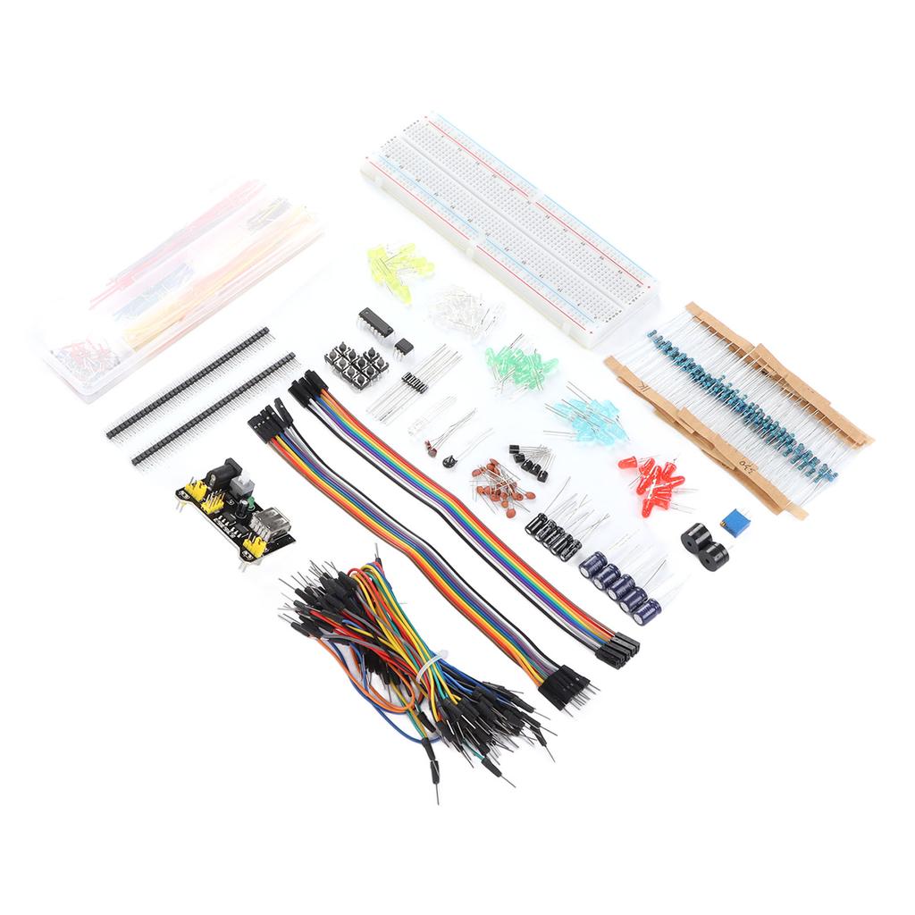 Электронный набор для начинающих, развлекательный набор, компонент разработки с макетной платой на 830 отверстий для R3