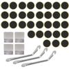 39Pcs Bicycle Inner Tube Repair Kit Puncture Repair Tool Tire Lever Tyre Patch Metal Rasp