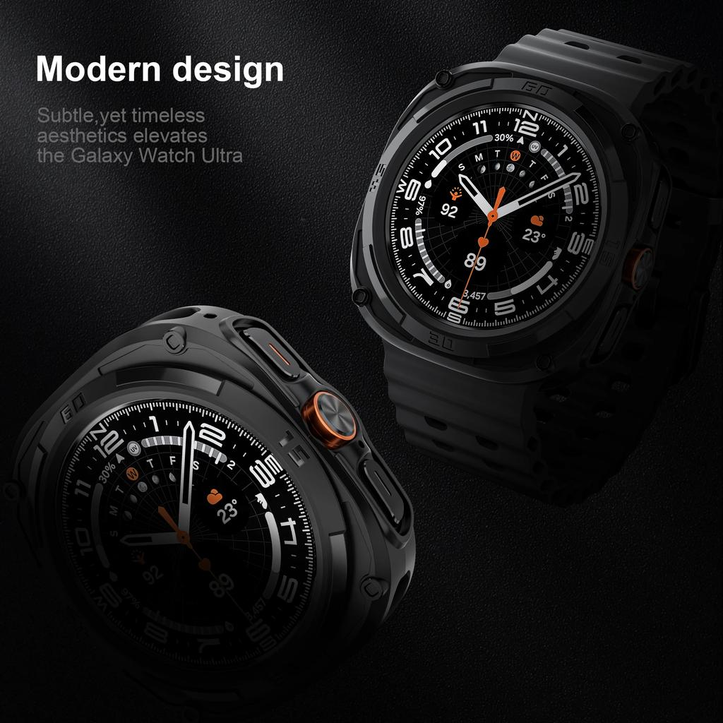 Защитная пленка для Samsung Galaxy Watch Ultra Case 47 мм Аксессуары Жесткая рамка для ПК Защитный бампер Чехол для Galaxy Watch Ultra