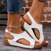 Обувь для женщин 2024 года, высококачественные женские сандалии без застежек, модные повседневные сандалии с открытым носком, женские новые сандалии на плоской подошве Zapatos