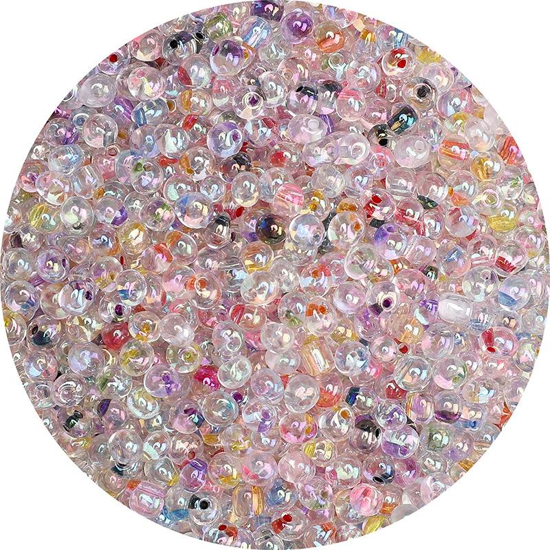4 мм Капля воды Разноцветные стеклянные бусины Миллефиори Ручная работа Сделай сам Материалы для ювелирных изделий Рассыпные бусины Аксессуары Пакет Подвеска на шнурке Бусины Красивые бусины
