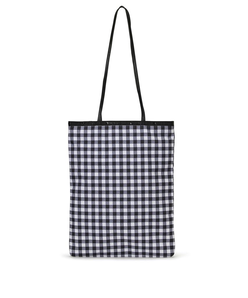 LeSportsac Official Tote Bag VERTICAL CITY Uptown TOTE/1083 Women's Gingham/Black