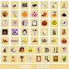 50/100 Halloween Stickers Mobile Ticket Waterproof Decorative Stickers Children's DIY Hand Account Stickers