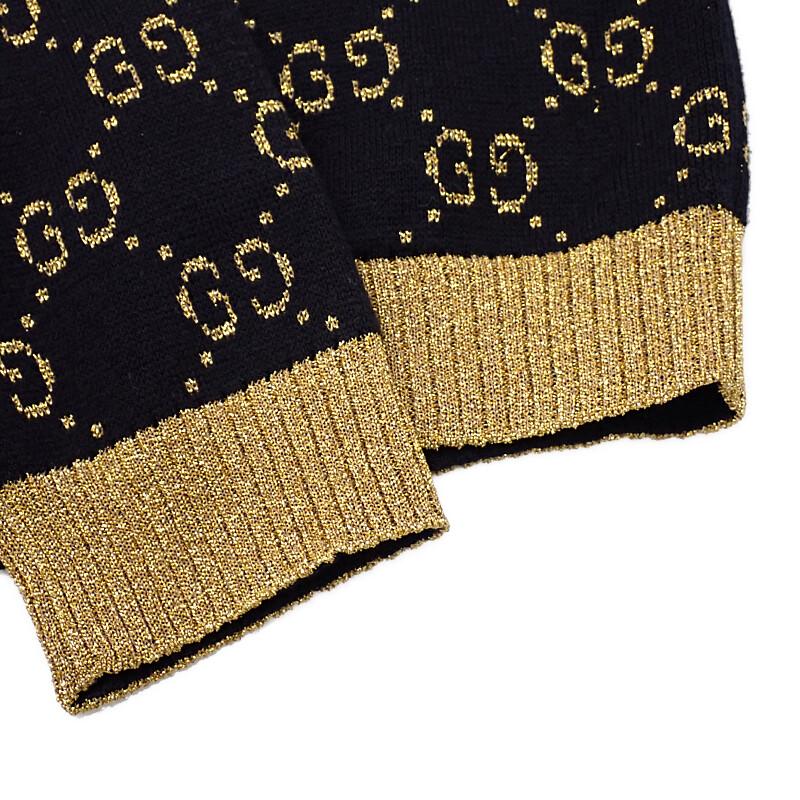 GUCCI  529193_X9W83_4921 M cardigan Navy/gold cotton mens