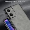 Для Motorola Moto G06 Чехол Роскошный Чехол для телефона из искусственной кожи Для Motorola G06 Задняя крышка Матовый силиконовый Противоударный Полная защита