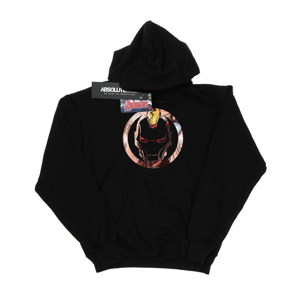 Marvel Girls Iron Man Montage Symbol Hoodie