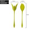 Porte-serviettes - Art Créatif - Lot de 24 - Vert - Plastique - 19,8 x 5,5 cm