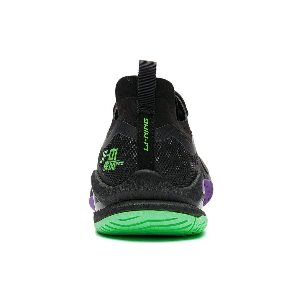 Li Ning Speed Pro Versatile Professional Stable Comfortable Shock Absorbing Durable Low Top Badminton Shoes Unisex Shoes Black Green AYAS012-5