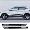 2PCS Car Door Side Skirt Stripe Stickers Racing Sports Vinyl Decals Decoration Auto Accessories For Nissan Qashqai J11 J10 J12