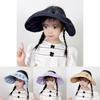 Summer Kids Sun Hat With Wide Brim And Breathable Cotton Polyester For Girls And Toddlers