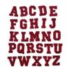Coat Apparel English Alphabet A-Z Sewing Fabric Patches Clothes Embroidery Letter Patches Applique