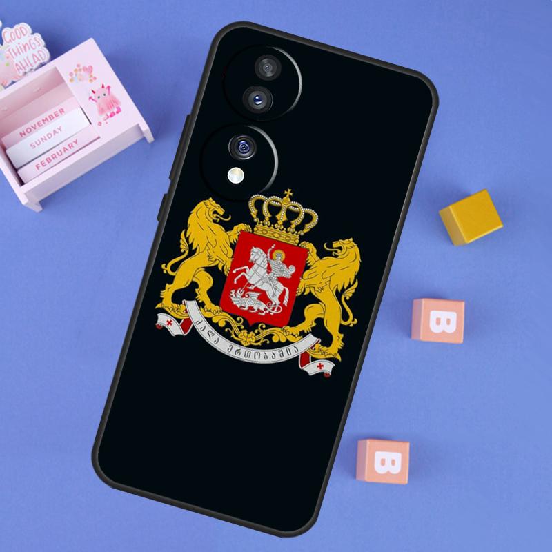 Georgia Flag Case For Honor Win RT 400 200 Pro 50 70 90 X9a X9b X9c X9d X8b X8c Magic 8 Pro 6 7 Lite Cover