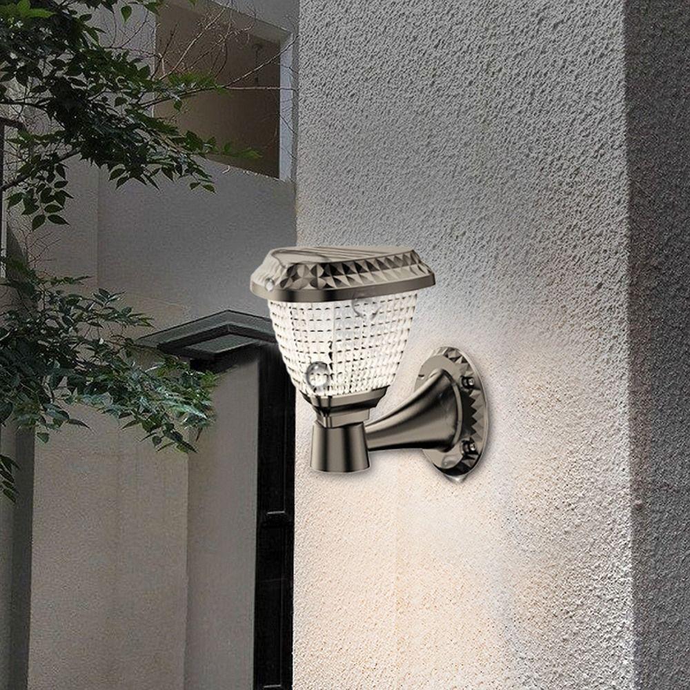 LED Lighting Outdoor Wall Light Solar Powered Staircase Light Simple Corridor Lamp  Yard Lighting