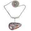 Crazy Lace Necklace Agate Gemstone Pendant Silver Natural Jewelry Jewelry