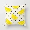 Luxury Home Decor Office Seat Cushion Cover Creative Cartoon Watermelon Banana Print Fashion Pillow Cover