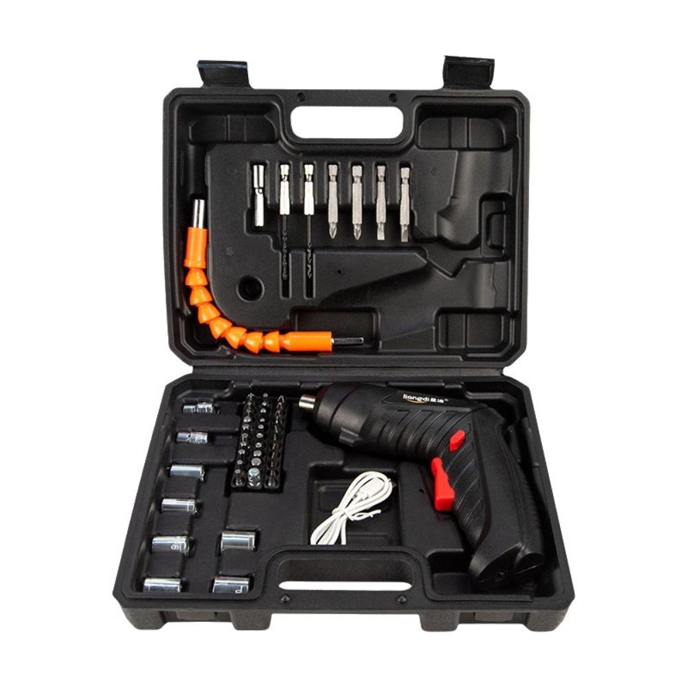 Powerful Impact Electric Screw Driver Set Rotating Handle Cordless Screwdriver DIY Repairs