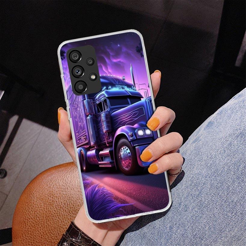 Trucks SA-AB Phone Case For Samsung Galaxy A52 A32 A22 A12 A51 A31 A50S A30S A20S A10S Note 20 Ultra 10 Plus S10 A72 A71 Galaxy