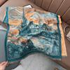Gift Shop Van Gogh Starry Night Starry Sky Imitation Cashmere Printed Scarf Autumn and Winter New External Shawl Scarf