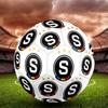 1 шт. Футбольный мяч для зала AC Sparta Praha, цветной, для всех возрастов, машинная строчка, ПВХ, готов к соревнованиям, прочный, с высоким отскоком HE3