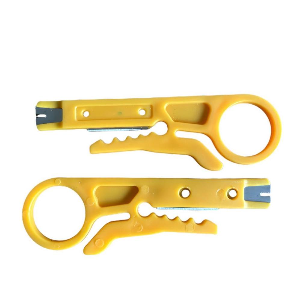 Yellow Mini Wire Stripper - Easy Wire Stripping Tool