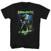 2025 Лето Новая Хлопковая Megadeth Megadeth Группа Хэви-метал Рок Панк Оверсайз Свободная Хлопковая Американская Майка Мужская и Женская Футболка