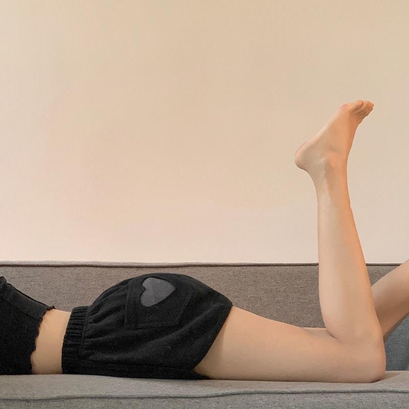 Love Sports Shorts Женские летние свободные повседневные шорты с высокой талией и широкими штанинами
